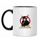 Кружка двухцветная