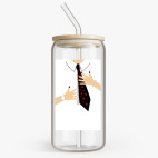 Банка с бамбуковой крышкой