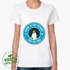Женская футболка органик