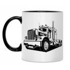 Двухцветная кружка 'Truck'