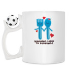 Кружка с футбольным мячиком