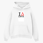 Толстовка худи оверсайз