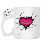 Кружка с футбольным мячиком