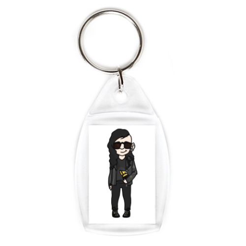 Брелок с принтом Skrillex