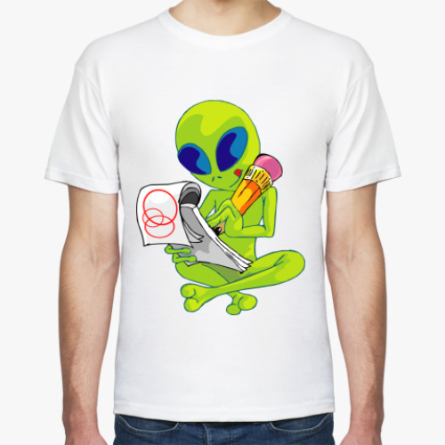 Футболка с принтом НЛО