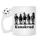 Кружка с футбольным мячиком