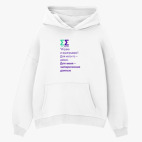 Толстовка худи оверсайз