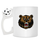 Кружка с футбольным мячиком