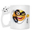 Кружка с футбольным мячиком