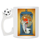 Кружка с футбольным мячиком