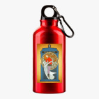 Металлическая бутылка 400 мл UV-DTF