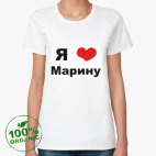 Женская футболка органик