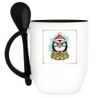 Кружка с ложкой