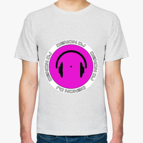 Футболка с принтом  (светлый )