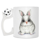 Кружка с футбольным мячиком