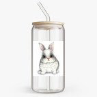 Банка с бамбуковой крышкой