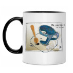 Кружка двухцветная