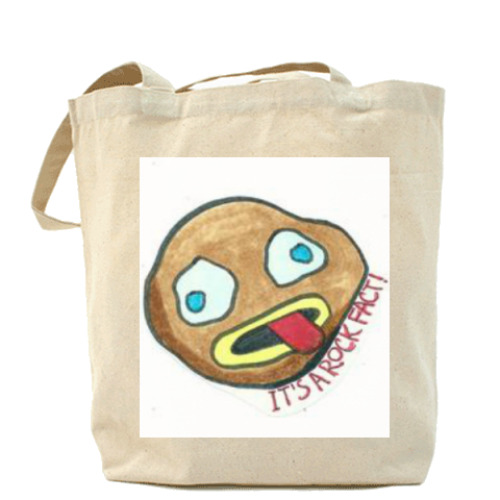 Сумка шоппер с принтом Rock fact! (Over the Garden Wall)