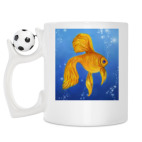 Кружка с футбольным мячиком