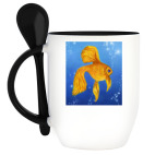 Кружка с ложкой