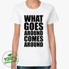 Женская футболка органик