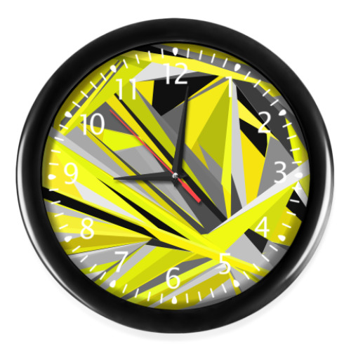 Часы с принтом Взрыв желтого