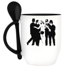 Кружка с ложкой