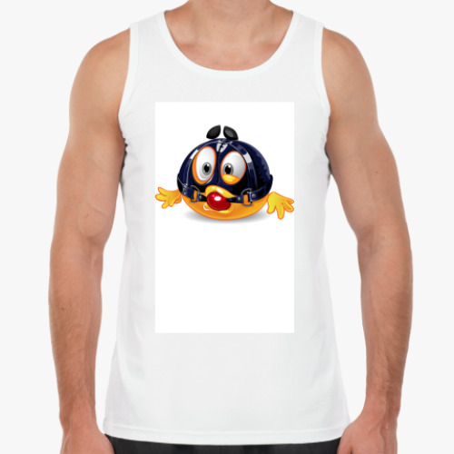 Майка с принтом Смайл