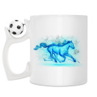 Кружка с футбольным мячиком