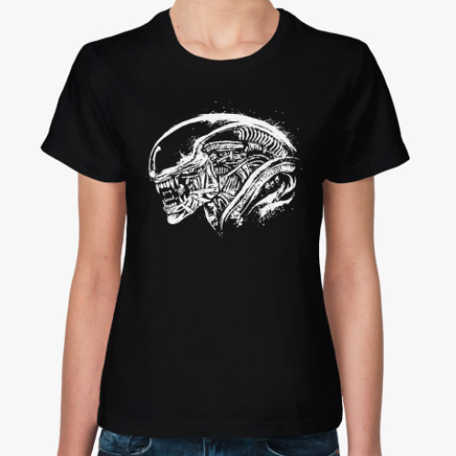 Женская футболка с принтом Чужой