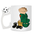 Кружка с футбольным мячиком