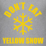 No yellow snow