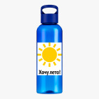 Прозрачная спортивная бутылка