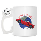 Кружка с футбольным мячиком