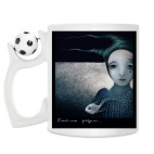 Кружка с футбольным мячиком