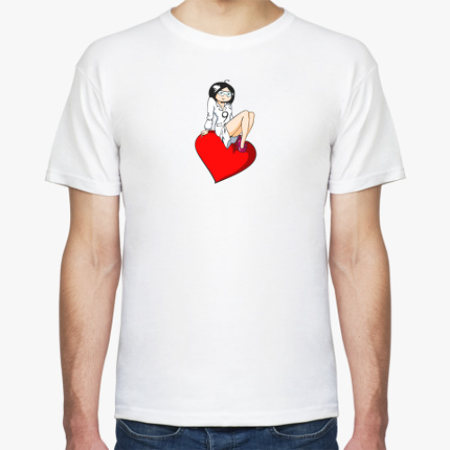 Футболка с принтом Горячая химия