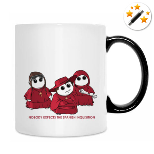 Кружка-хамелеон с принтом Monty Python ( Монти Пайтон )