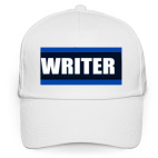 Кепка / бейсболка, белая (печать) Castle writer