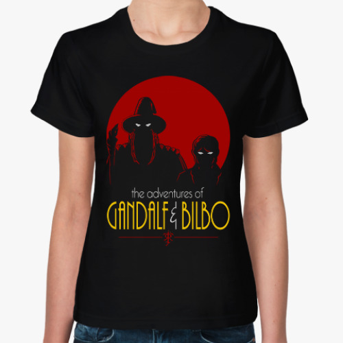 Женская футболка с принтом Гэндальф