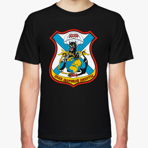 Футболка с принтом Морская пехота ТОФ