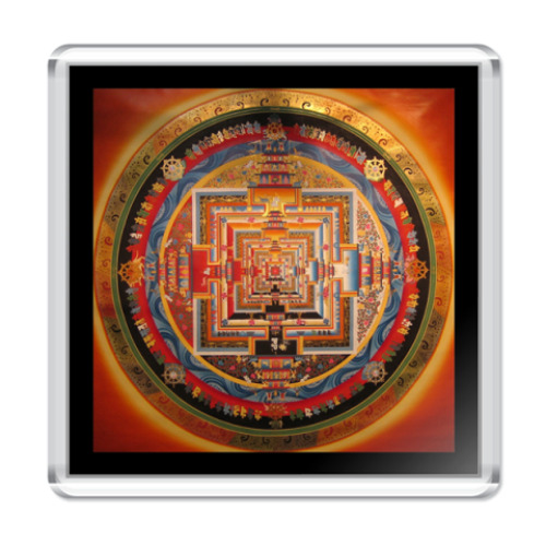 Магнит с принтом Kalachakra mandala
