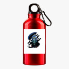 Металлическая бутылка 400 мл UV-DTF