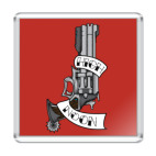 Магнит 6.5 x 6.5 см Overwatch McCree цитата