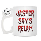 Кружка с футбольным мячиком