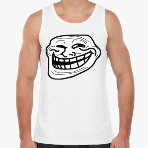 Майка с принтом  TrollFace