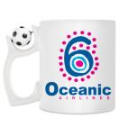 Кружка с футбольным мячиком