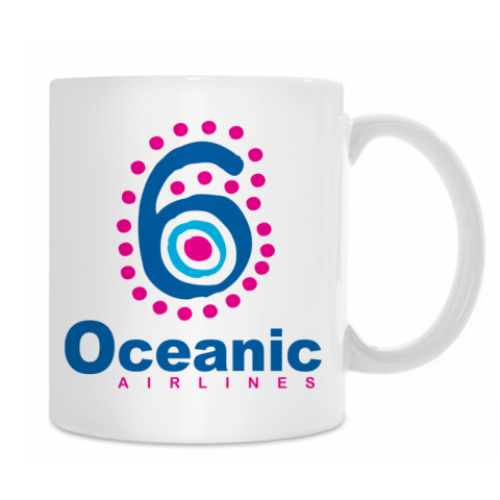 Кружка с принтом Oceanic 6