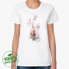 Женская футболка органик