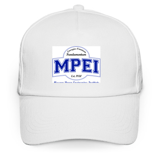 Кепка бейсболка с принтом  МЭИ