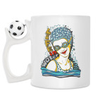 Кружка с футбольным мячиком
